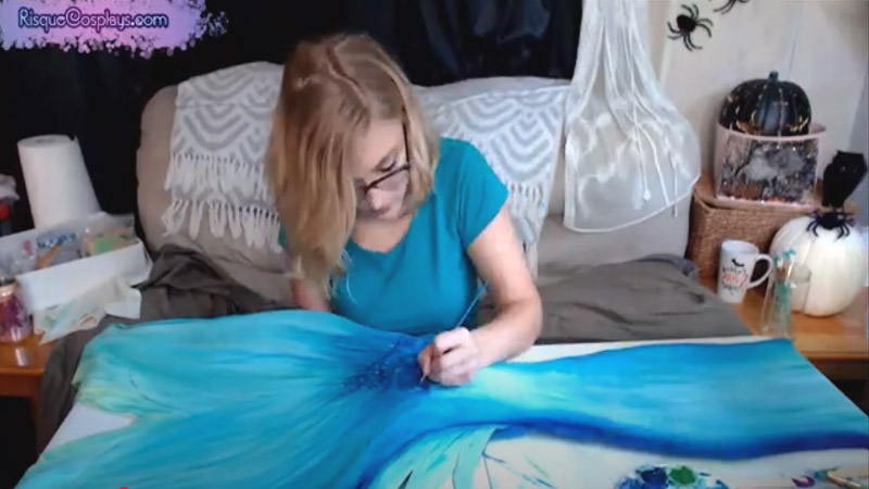 How to paint a mermaid tail?