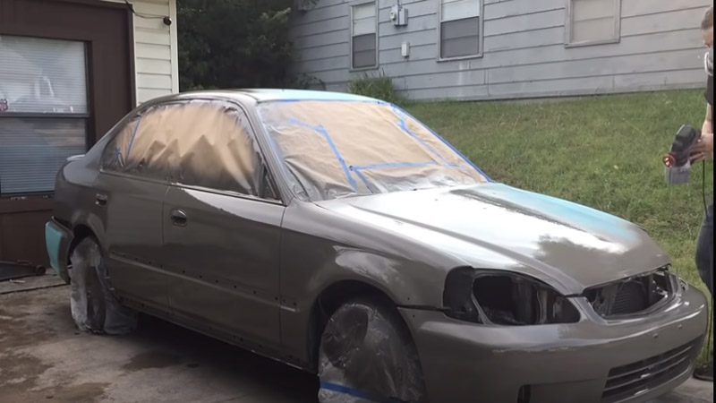 Can You Paint A Car with House Paint