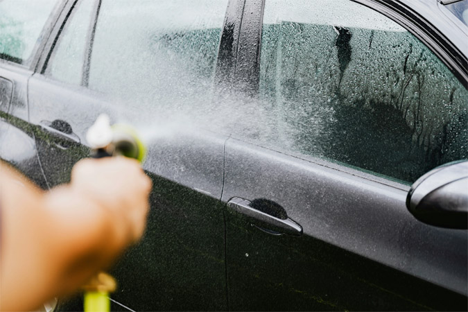 How long after painting a car can you polish it